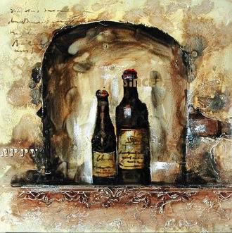 Textured Utensils oil painting